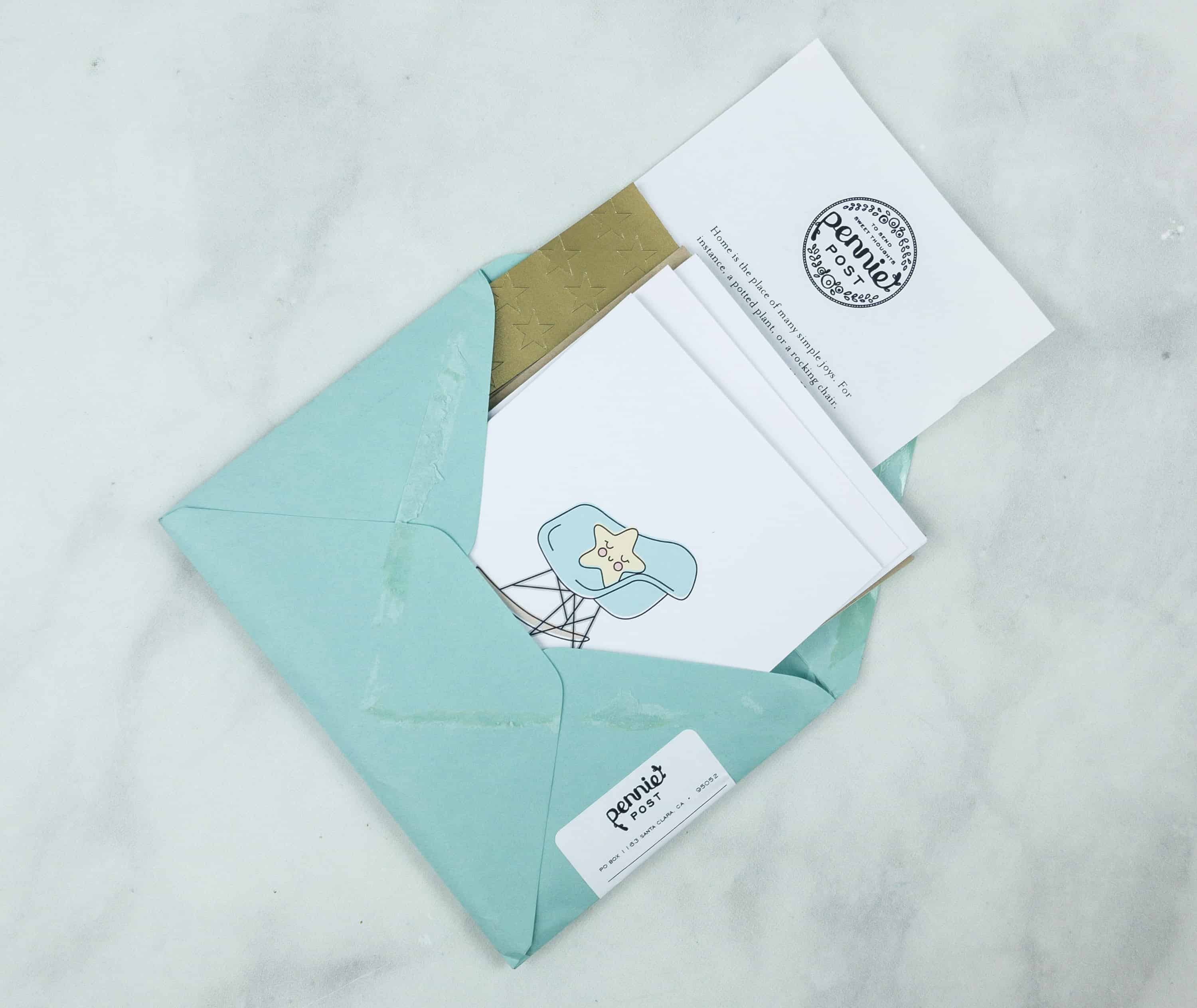 Pennie Post Stationery August 2018 Subscription Review