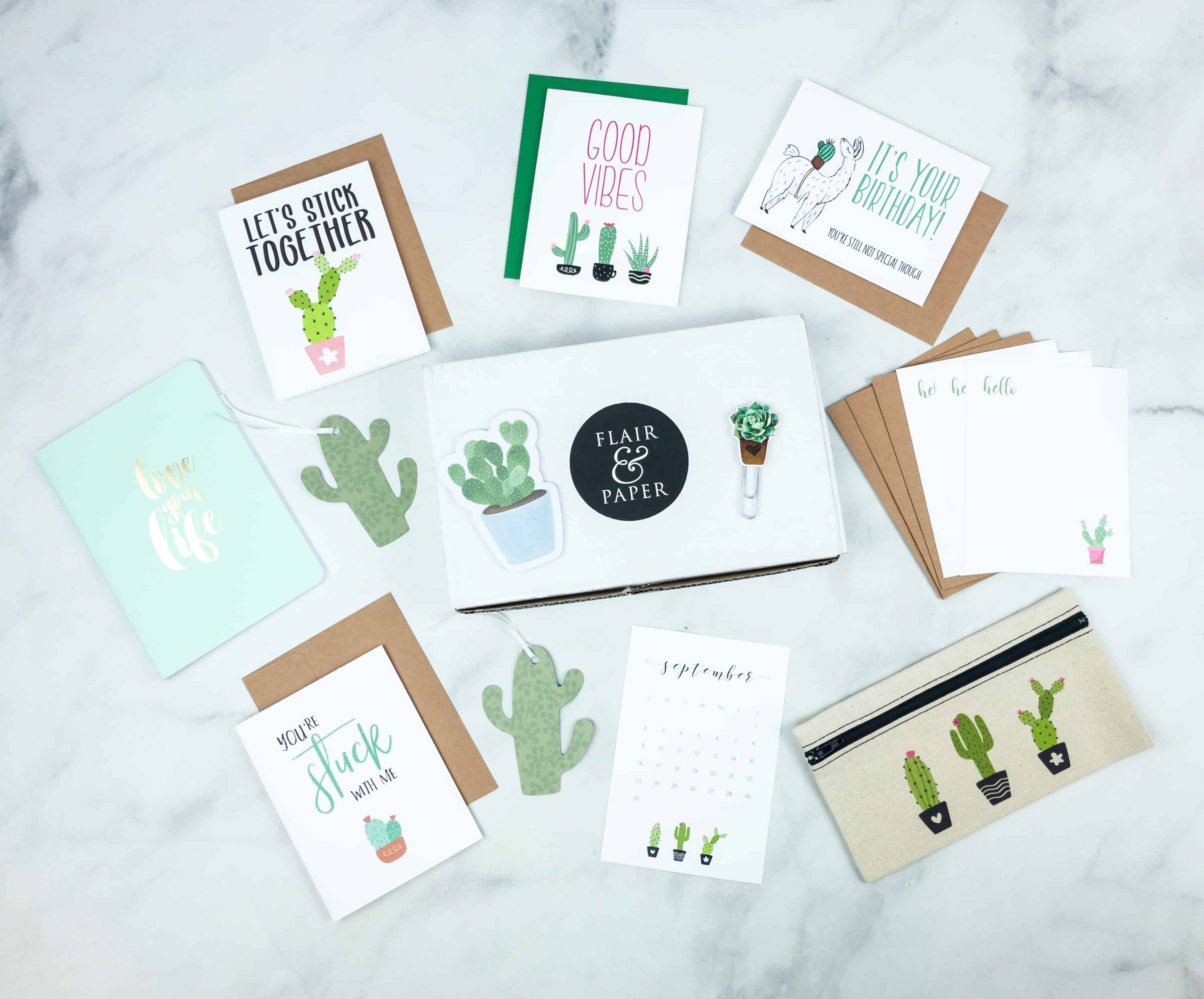 Flair and Paper July 2018 Subscription Box Review & Coupon