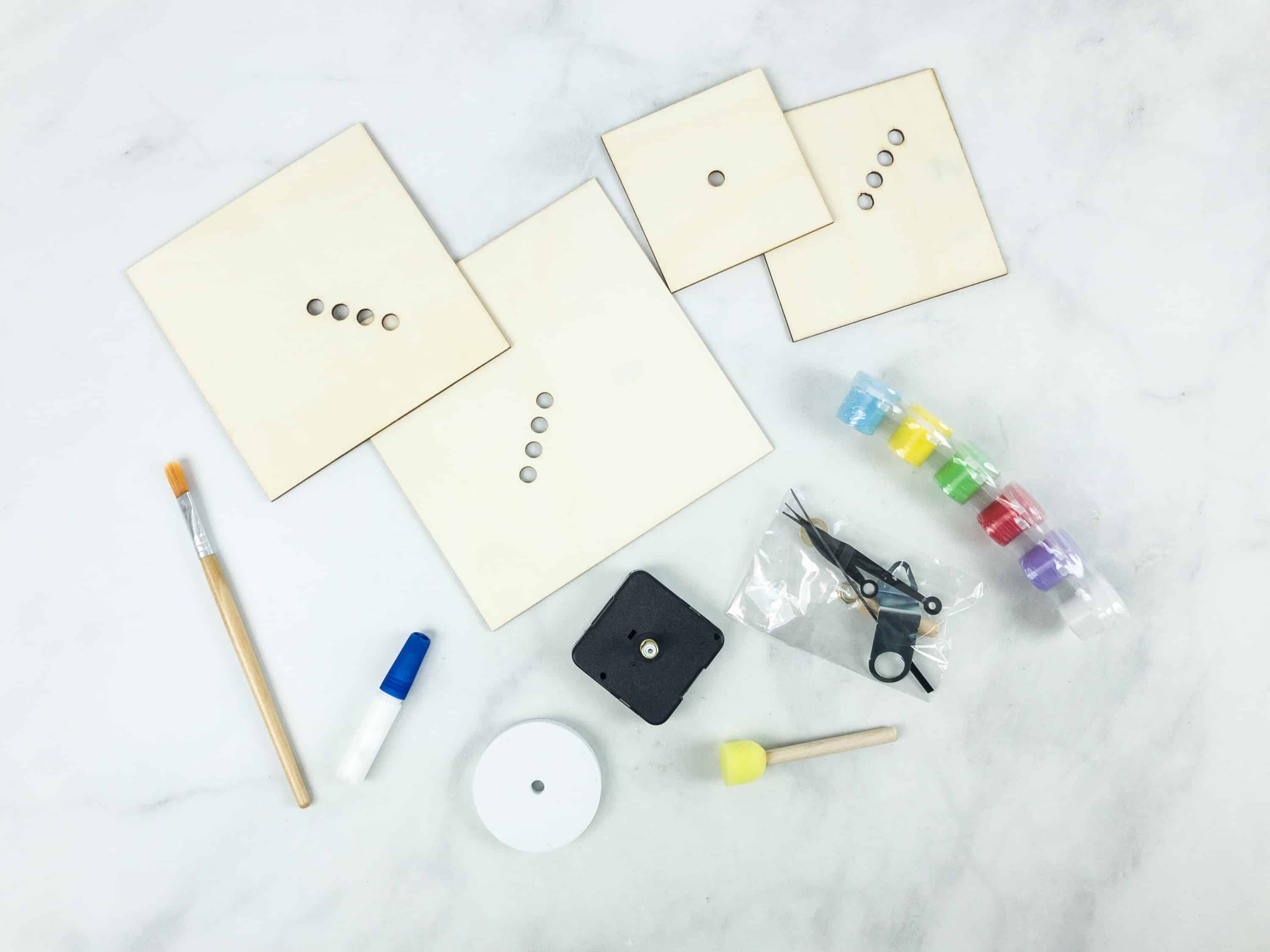 Doodle Crate Subscription Box Review & Coupon – WOODEN CLOCK