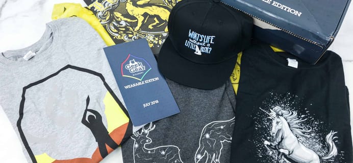 Geek Gear World of Wizardry Wearables July 2018 Subscription Box Review + Coupon