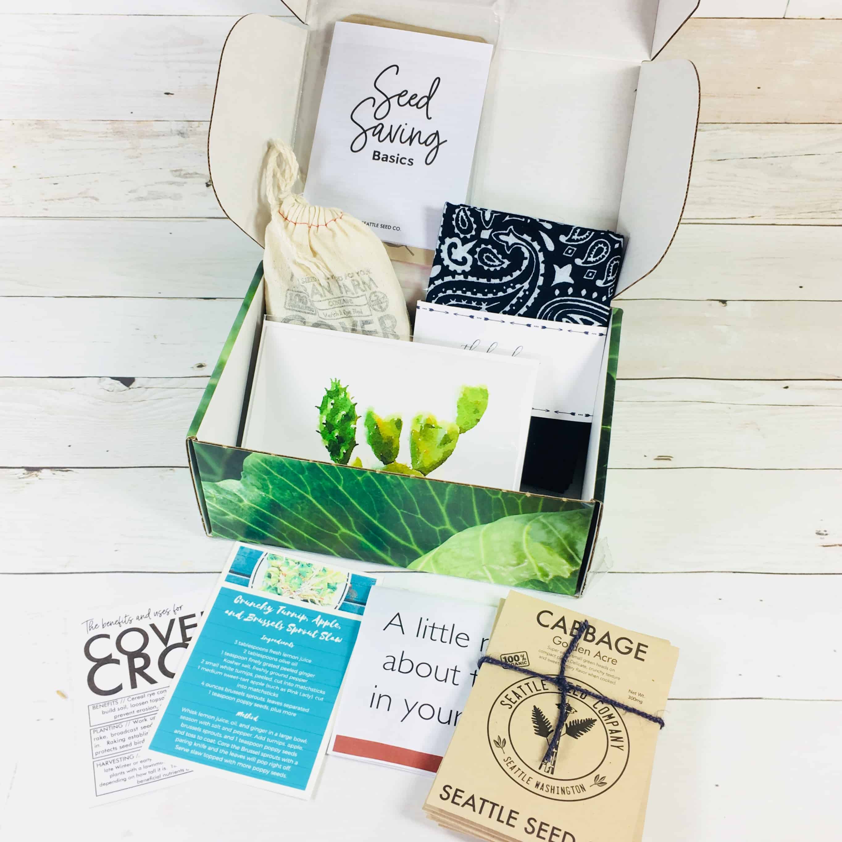Plowbox Fall 2018 Gardening Subscription Box Review + Coupon