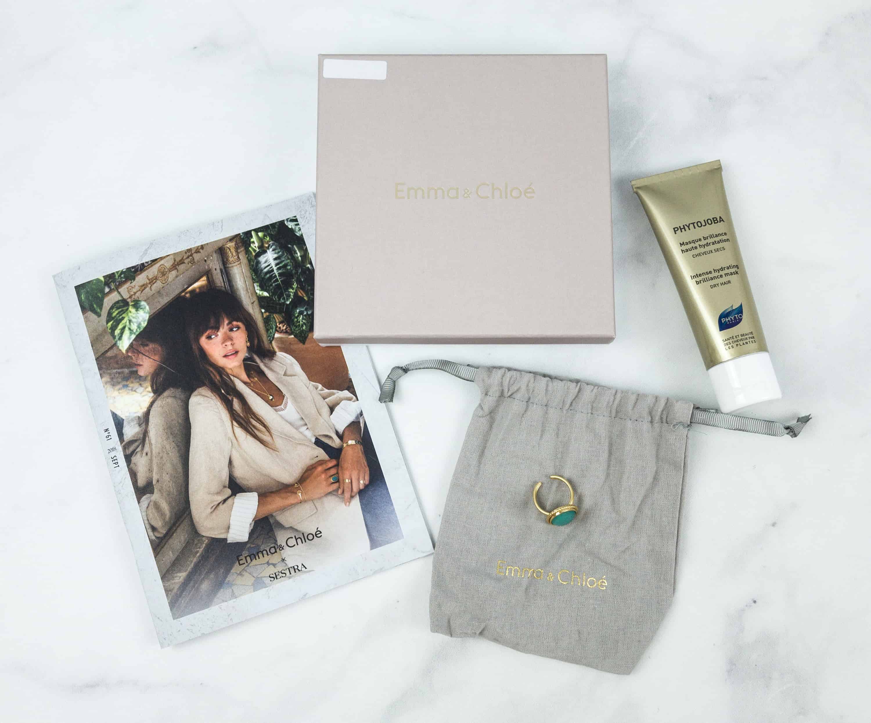 Emma & Chloe Subscription Box Review + Coupon – September 2018