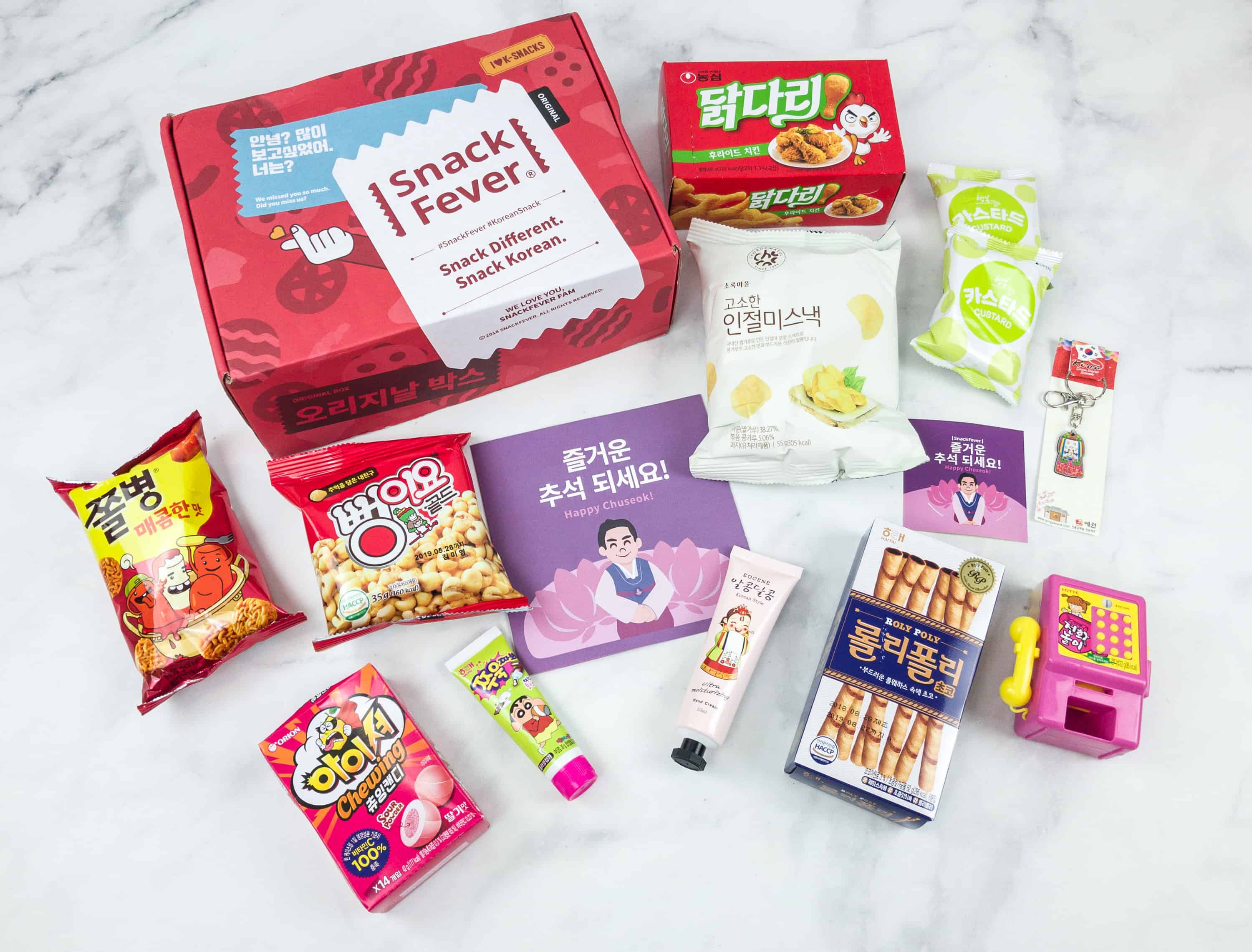 September 2018 Snack Fever Subscription Box Review + Coupon – Original Box