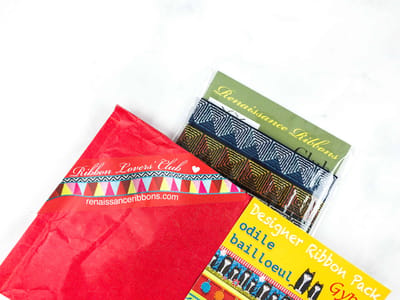 Renaissance Ribbons Ribbon Lovers’ Club September 2018 Subscription Review + Coupon