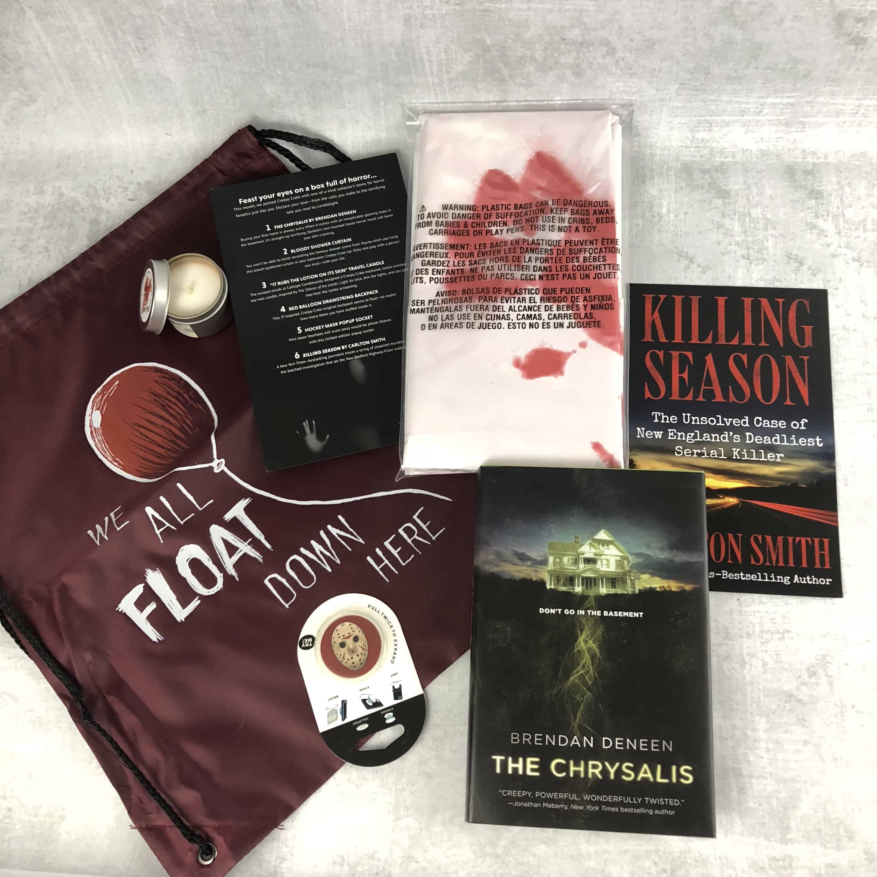 Creepy Crate August 2018 Subscription Box Review + Coupon
