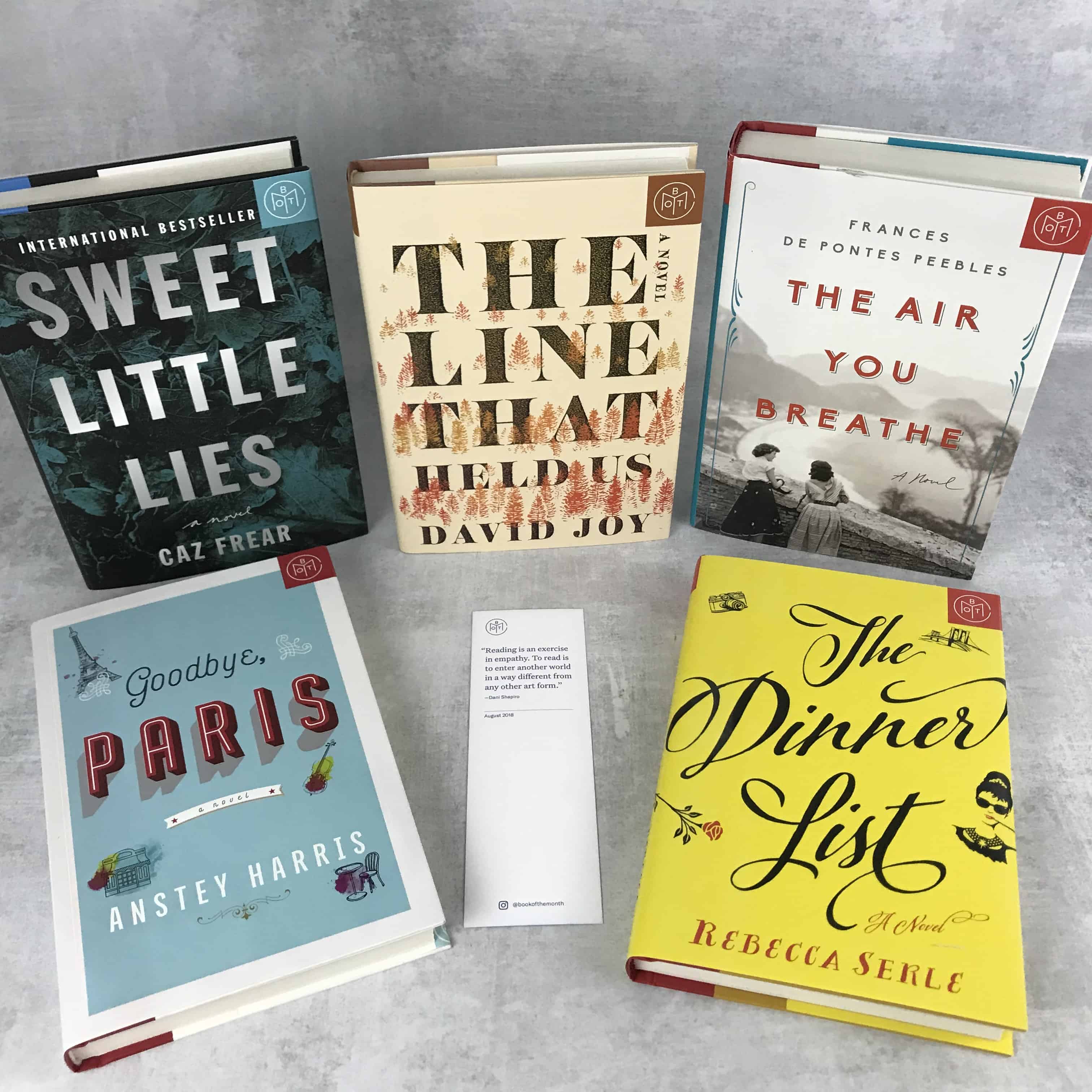 Book of the Month August 2018 Subscription Box Review + FREE Book Coupon