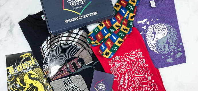 Geek Gear World of Wizardry Wearables August 2018 Subscription Box Review + Coupon