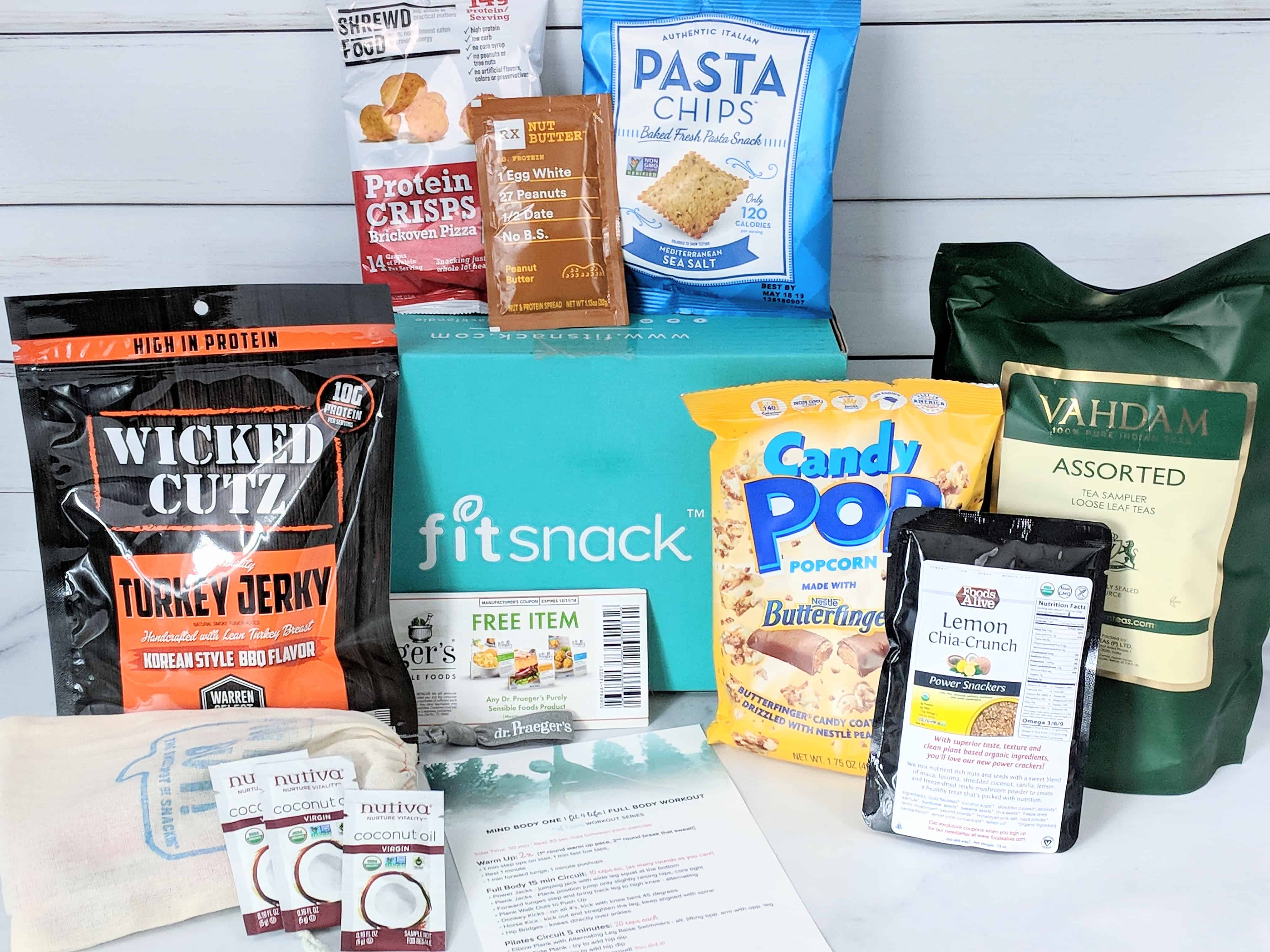FitSnack August 2018 Subscription Box Review & Coupon