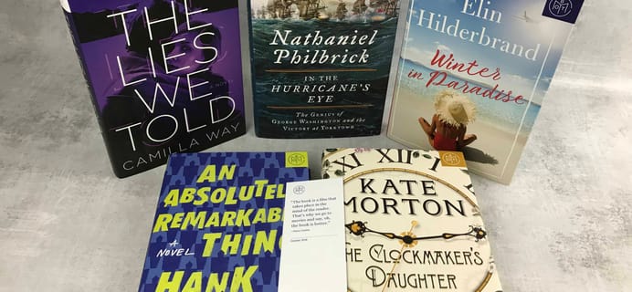 Book of the Month October 2018 Subscription Box Review + FREE Book Coupon