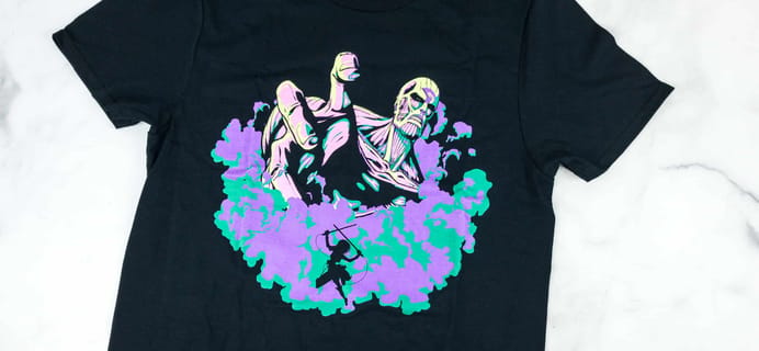 Loot Anime July 2018 Update – Attack On Titan Shirt Arrived!