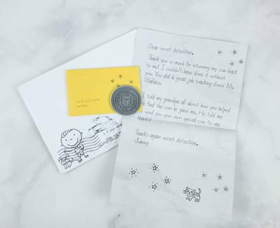 Dispatch Kids by Breakout Games Subscription Box Review + Coupon – Case of the Missing Coin PRIZE!