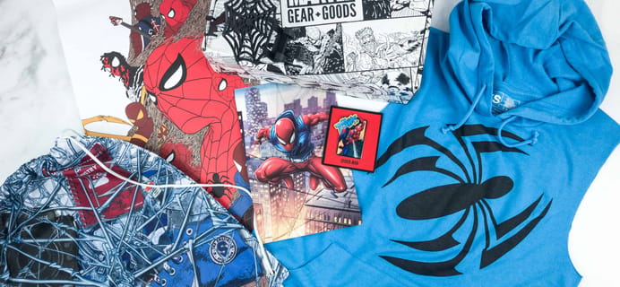 Marvel Gear + Goods September  2018 Subscription Box Review + Coupon!