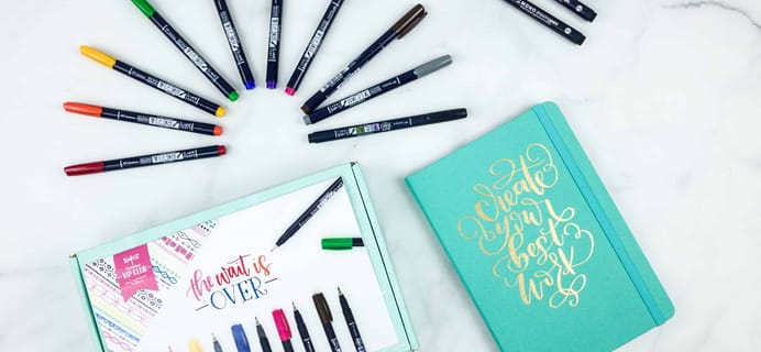 Tombow VIP Club Fall September 2018 Box Review