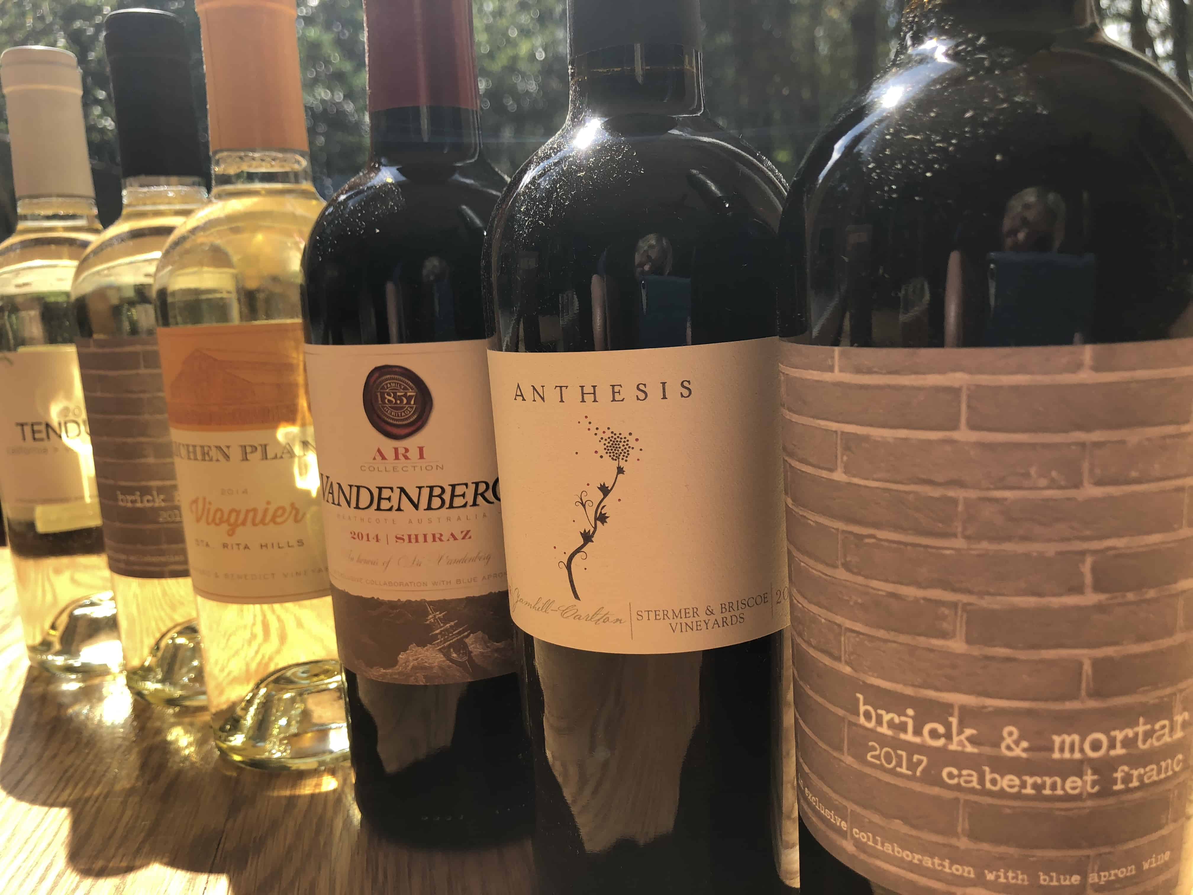 Blue Apron Wine Subscription Box Review – October 2018
