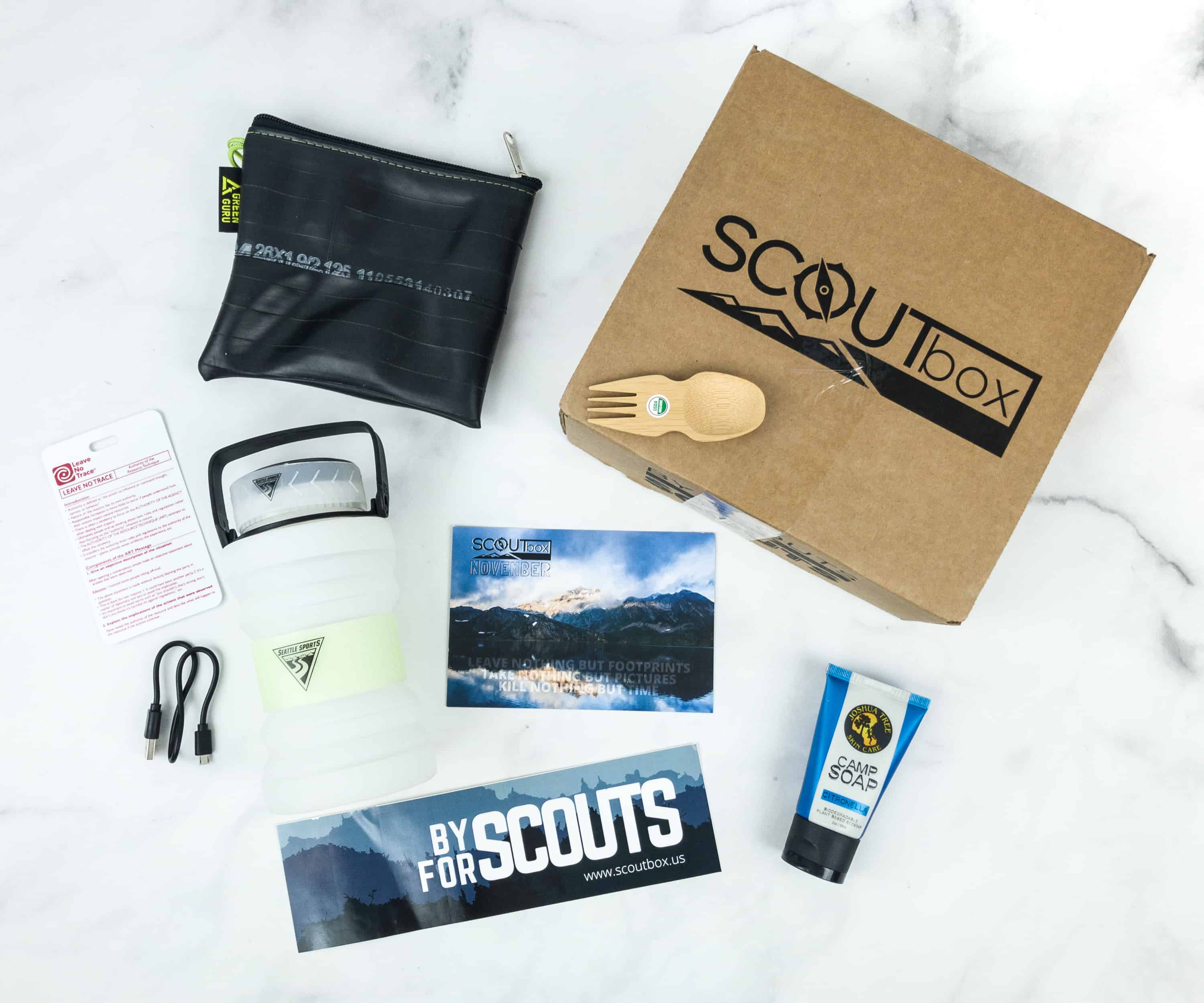 SCOUTbox November 2018 Subscription Box Review + Coupon