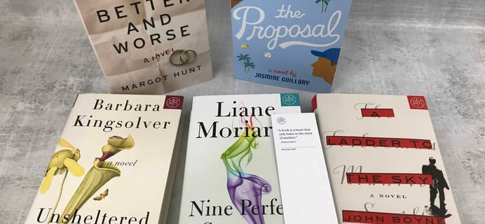 Book of the Month November 2018 Subscription Box Review + First Book $5 Coupon