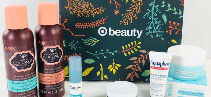 Target Beauty Box Review November 2018 – HELLO HYDRATION