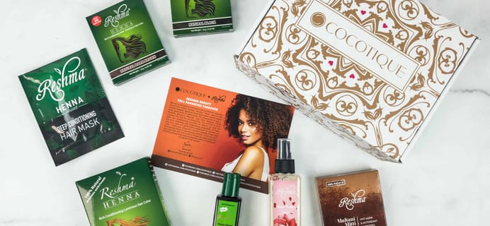 COCOTIQUE November 2018 Subscription Box Review + Coupon!