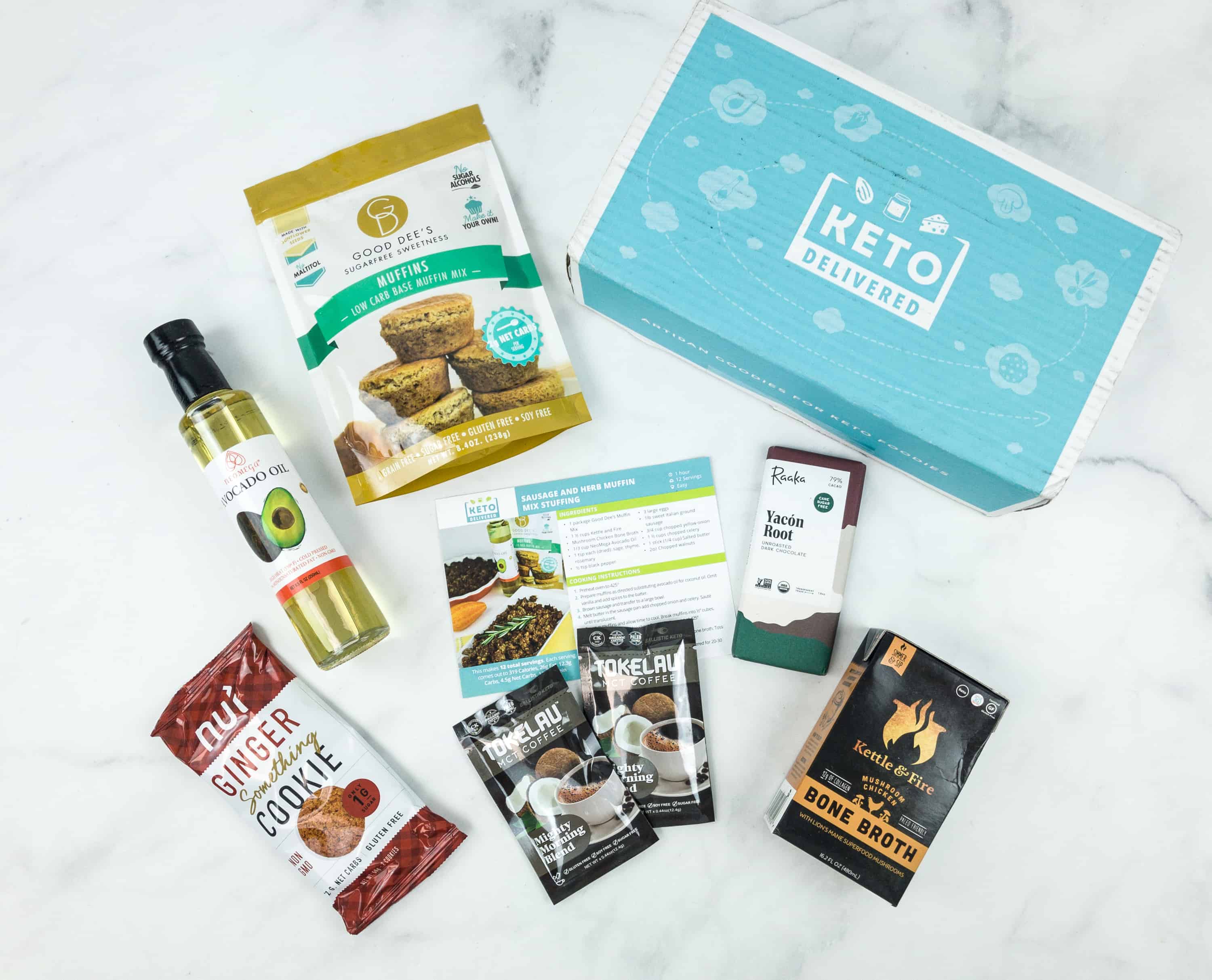 Keto Delivered November 2018 Subscription Box Review