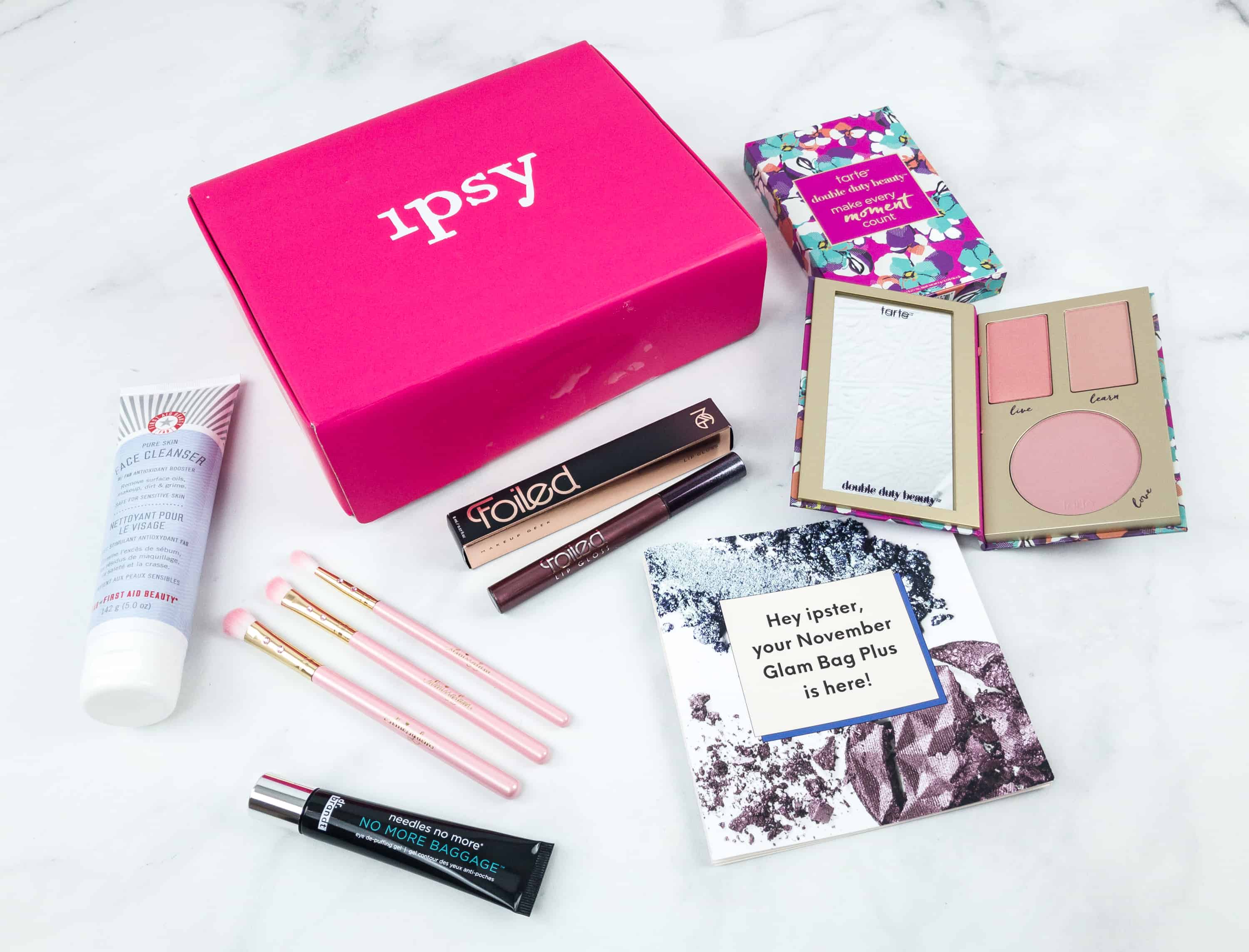 Ipsy Glambag Plus November 2018 Review