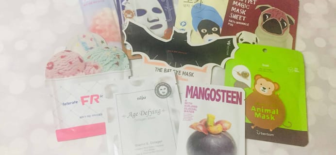 Beauteque Mask Maven October 2018 Subscription Box Review + Coupon
