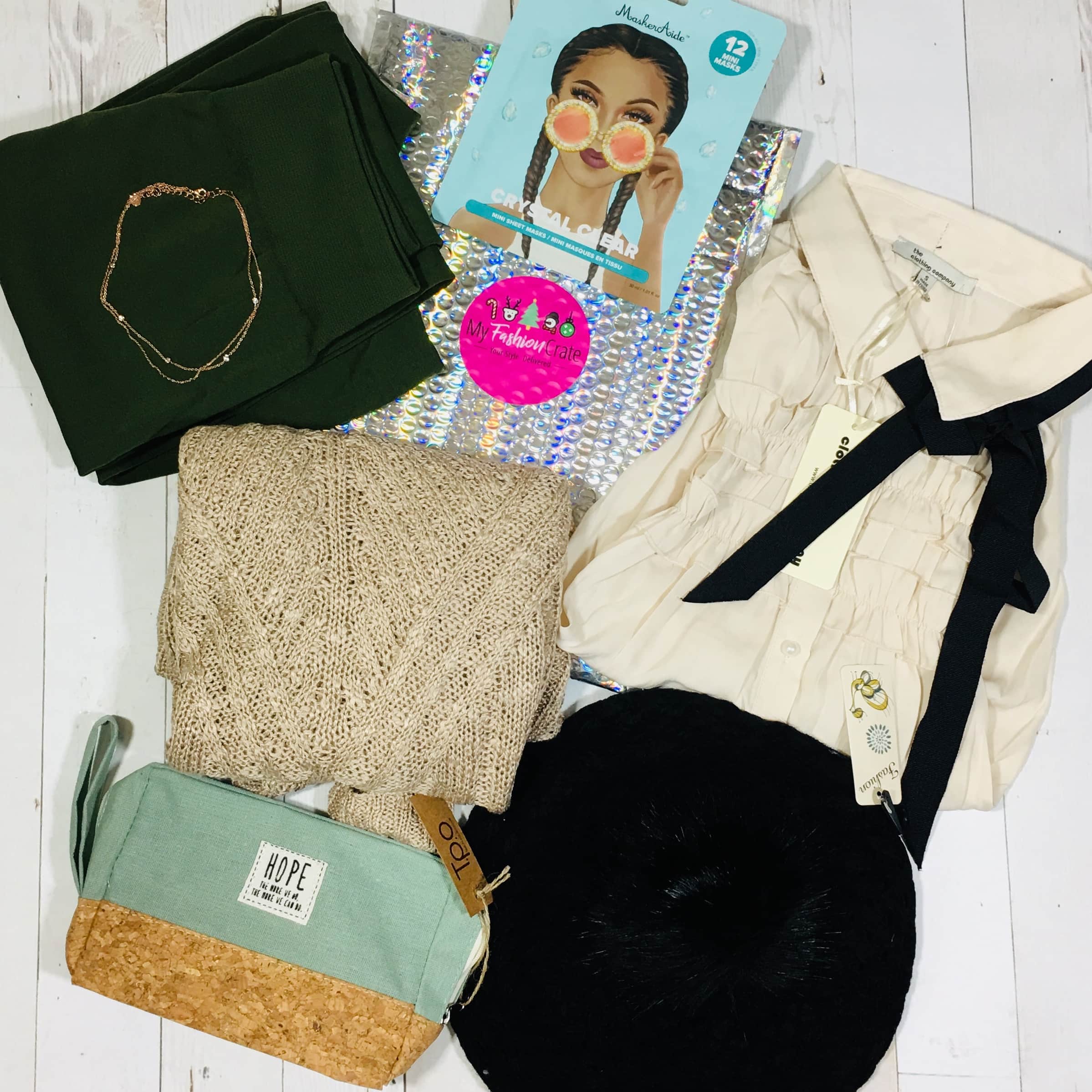 My Fashion Crate December 2018 Subscription Box Review