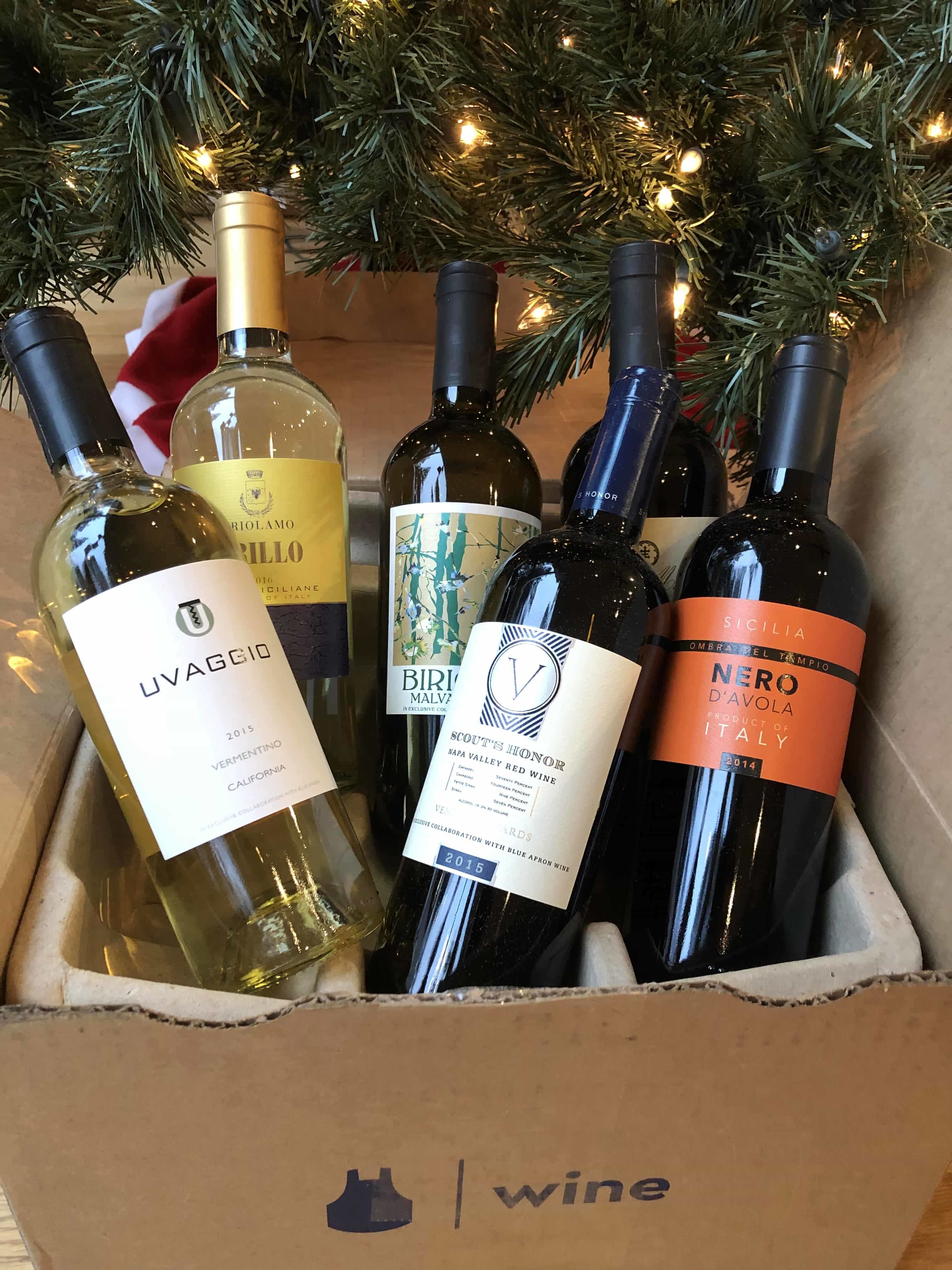 Blue Apron Wine December 2018 Subscription Box Review