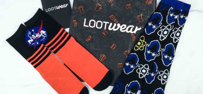 Loot Socks by Loot Crate November 2018 Subscription Box Review & Coupon
