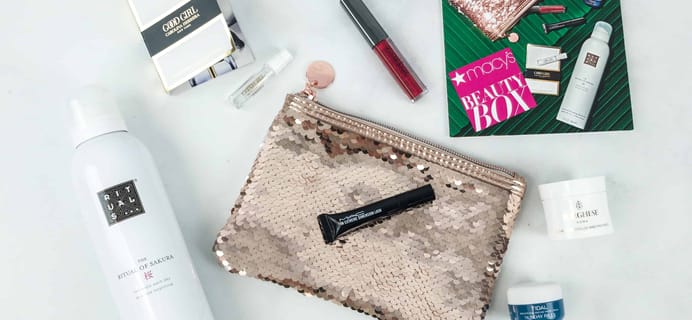 Macy’s Beauty Box December 2018 Subscription Box Review