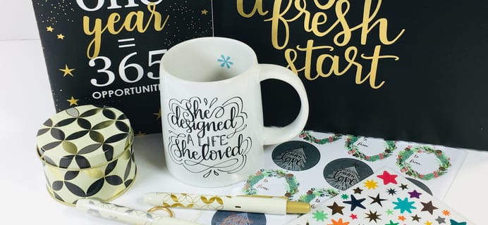 Erin Condren Seasonal Surprise Box Winter 2018 Box Review