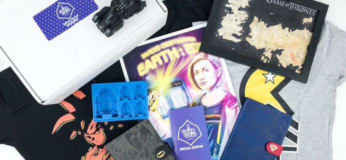 Geek Gear Box Special Edition December 2018 Subscription Box Review + Coupon