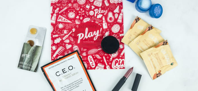 Play! by Sephora January 2019 Subscription Box Review