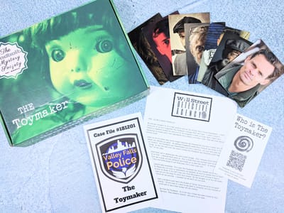 The Deadbolt Mystery Society Subscription Box Review – December 2018