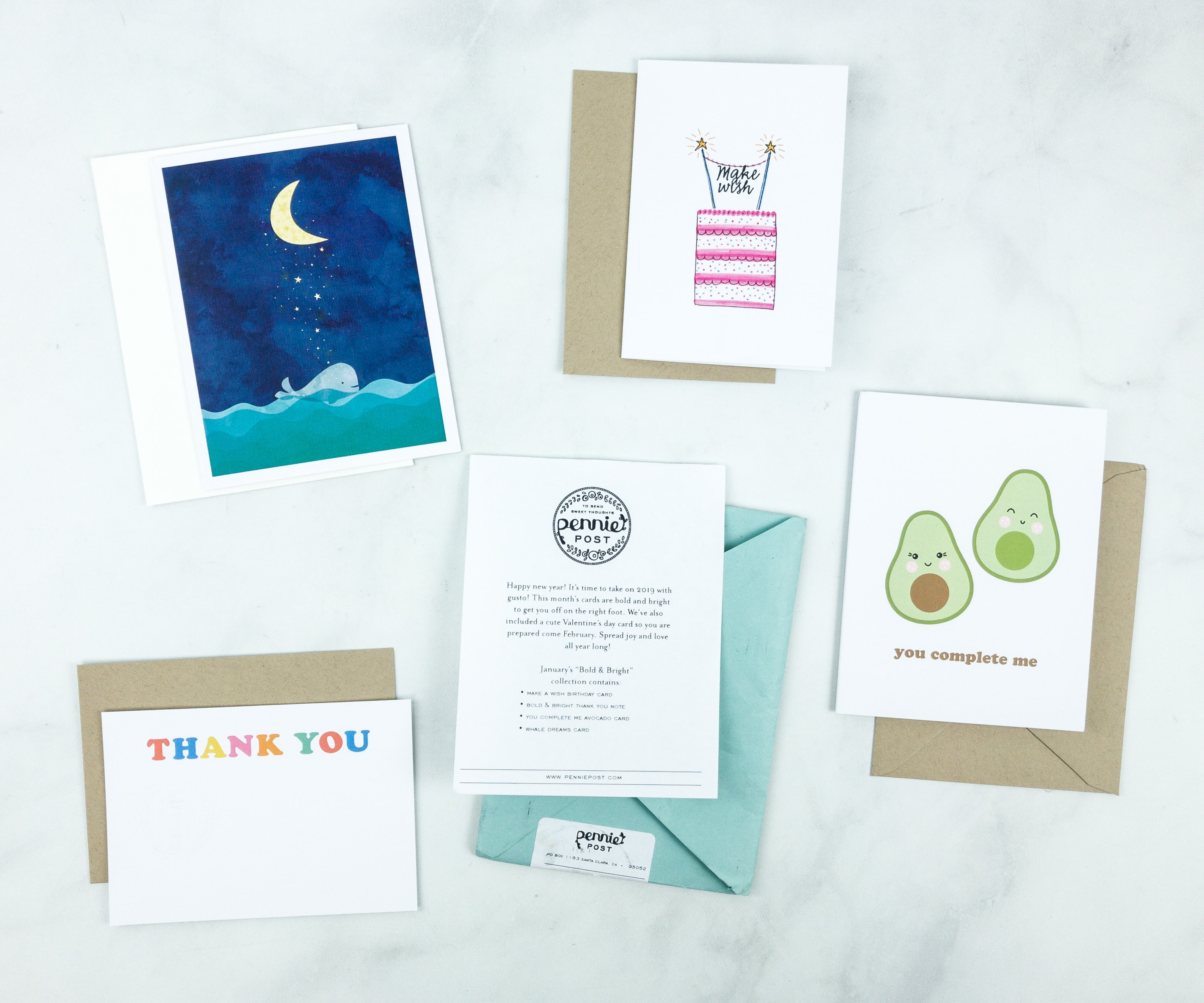 Pennie Post Stationery January 2019 Subscription Review