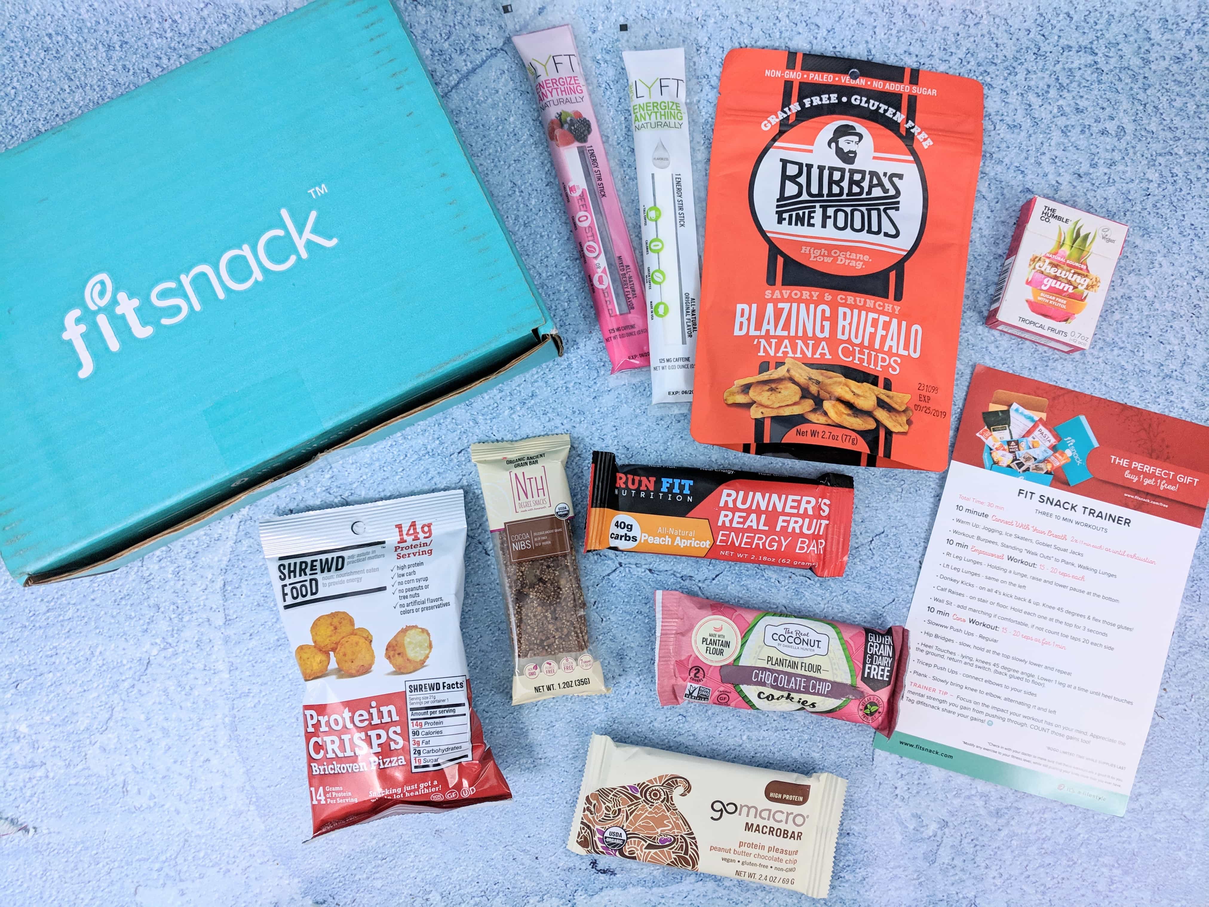 FitSnack December 2018 Subscription Box Review & Coupon