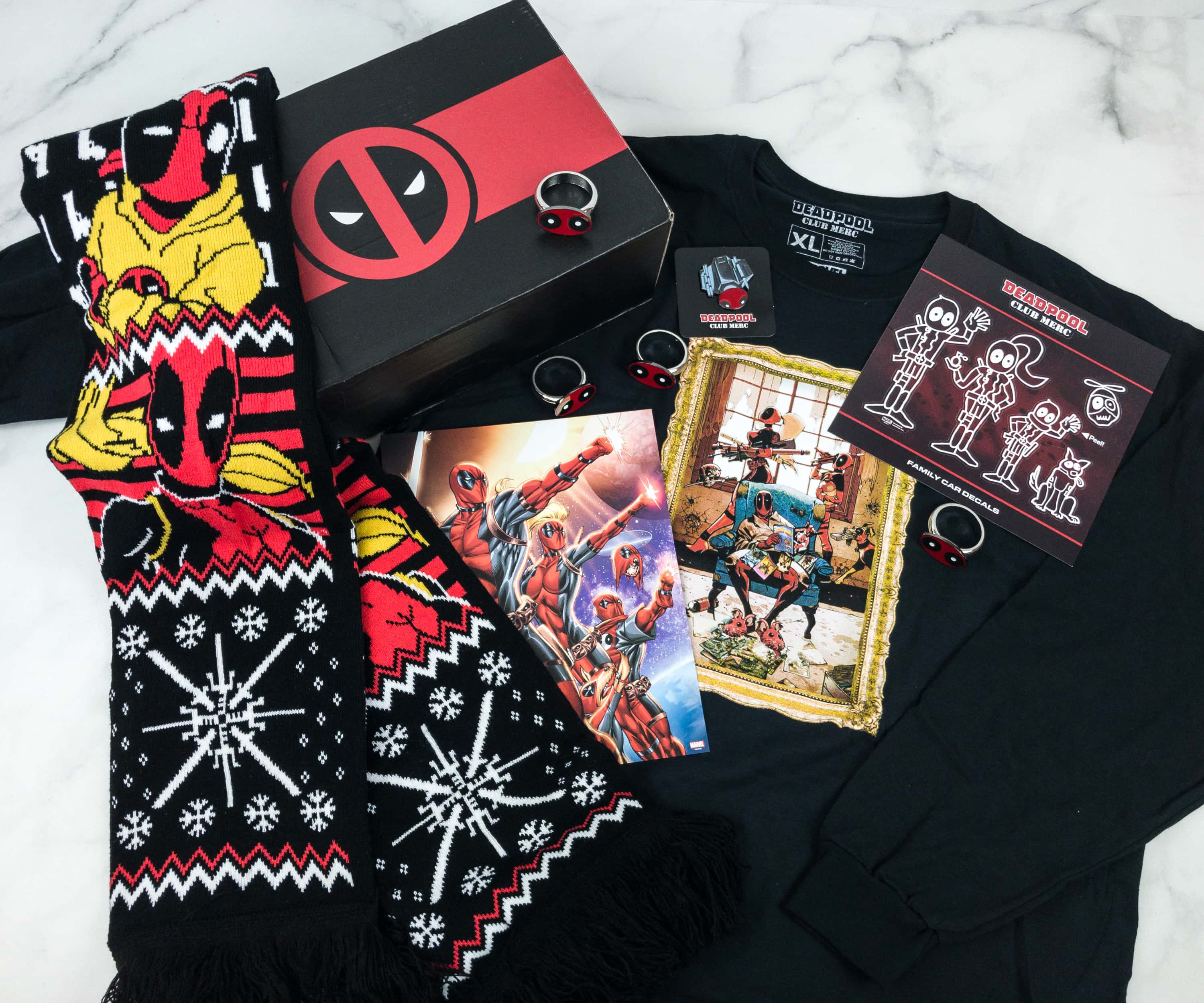 Deadpool Club Merc Winter 2018 Subscription Box Review + Coupon
