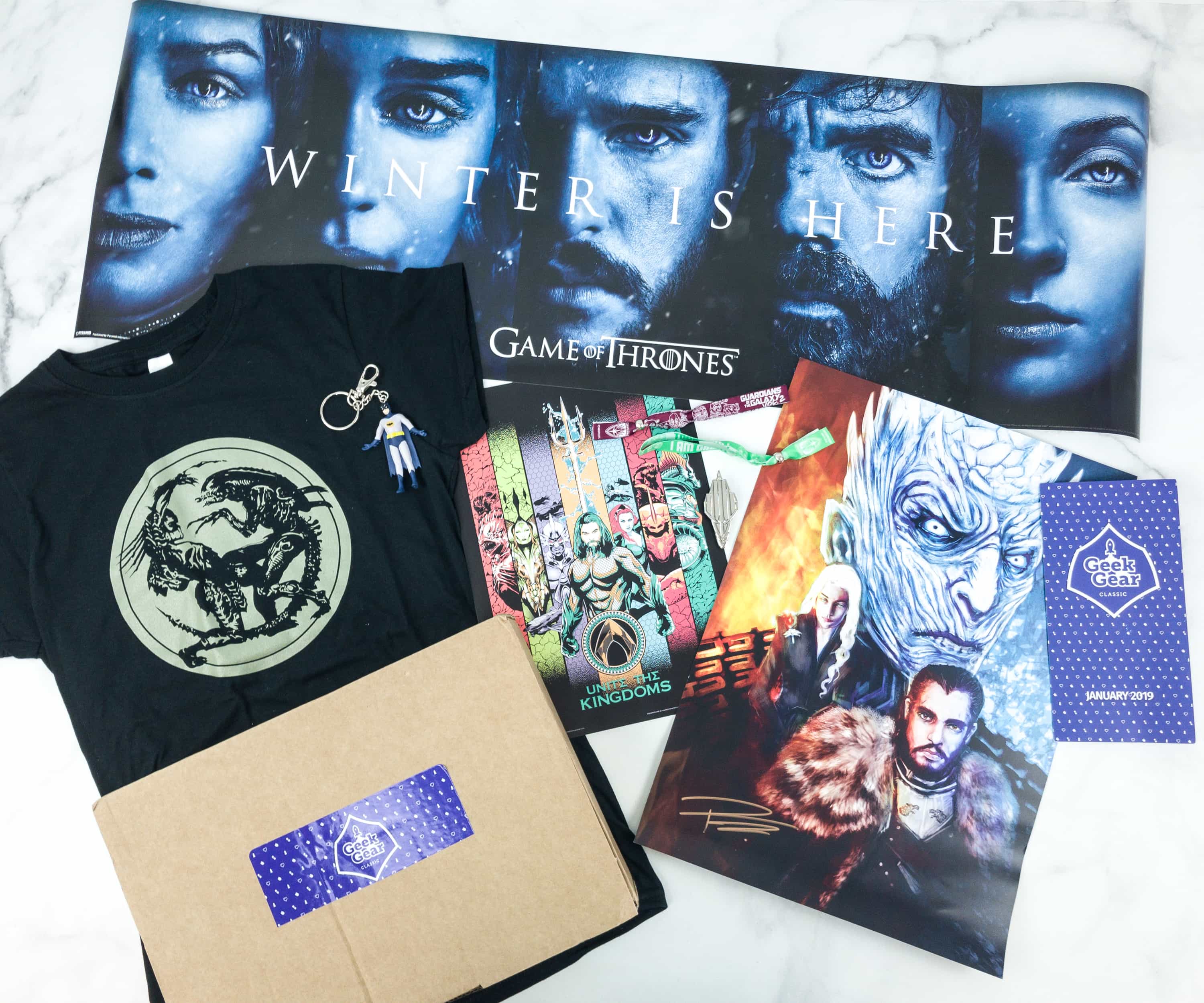 Geek Gear Box January 2019 Subscription Box Review + Coupon