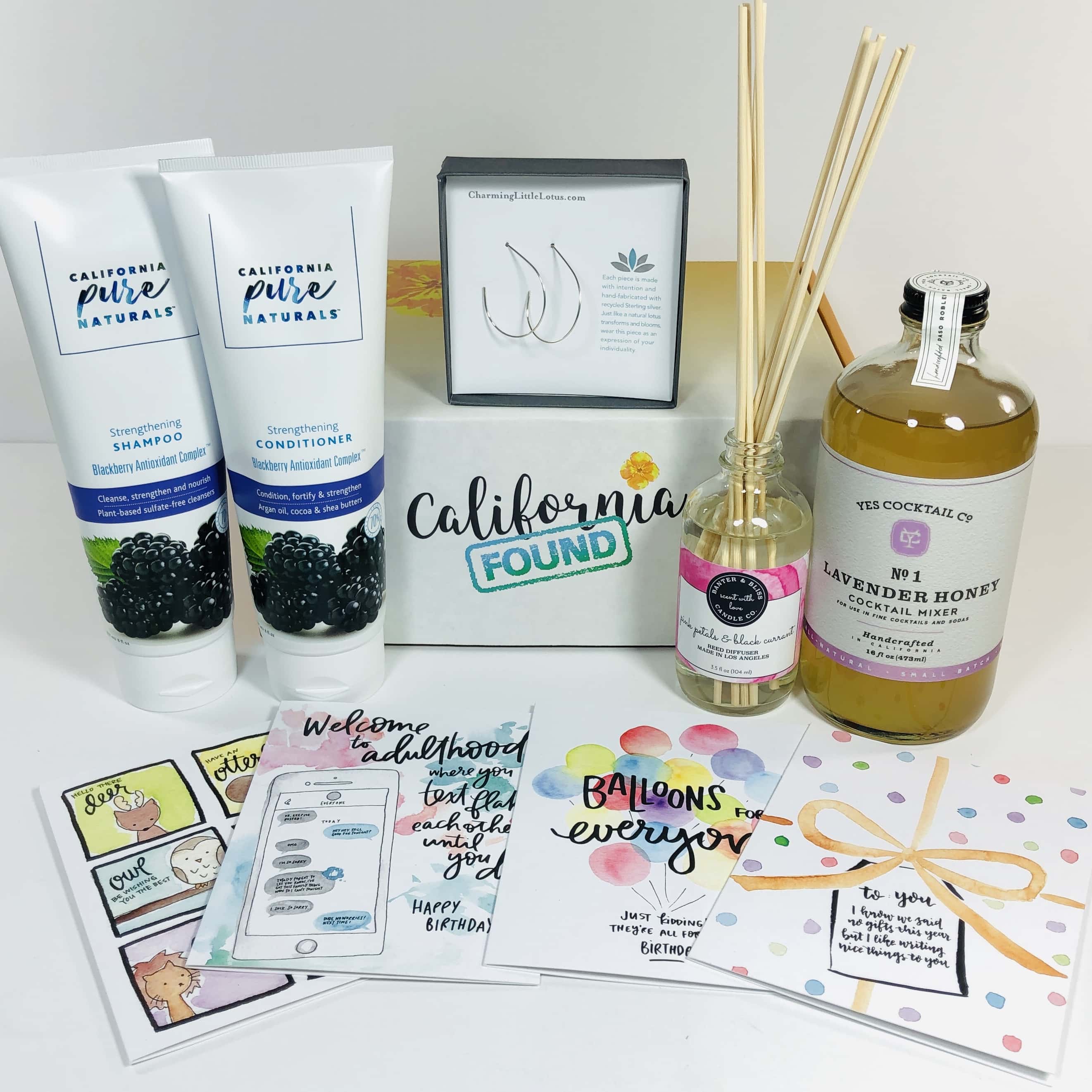 California Found March 2019 Subscription Box Review + Coupon