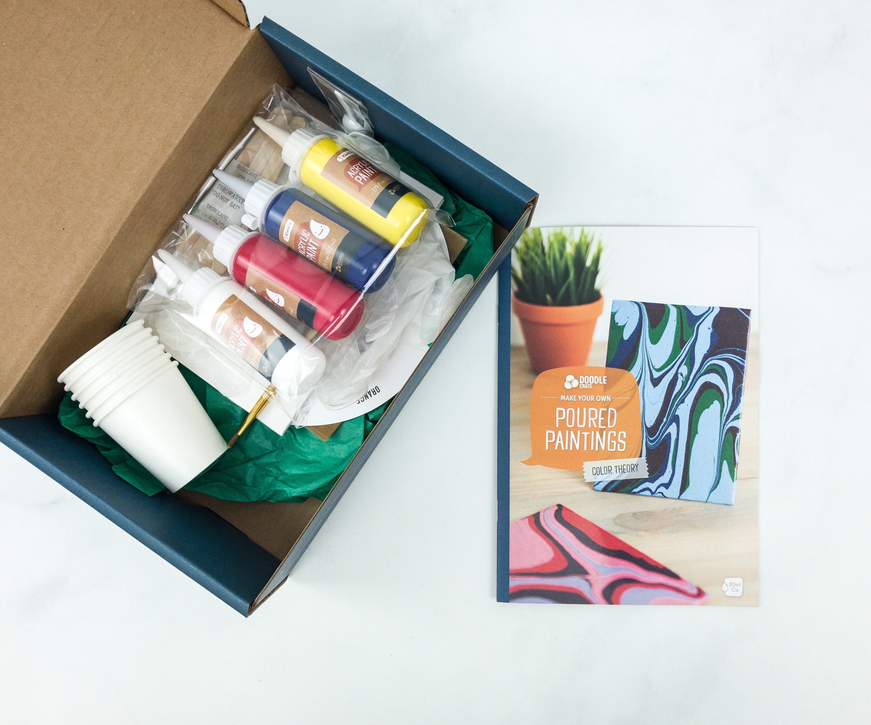 Doodle Crate Subscription Box Review & Coupon – POURED PAINTINGS