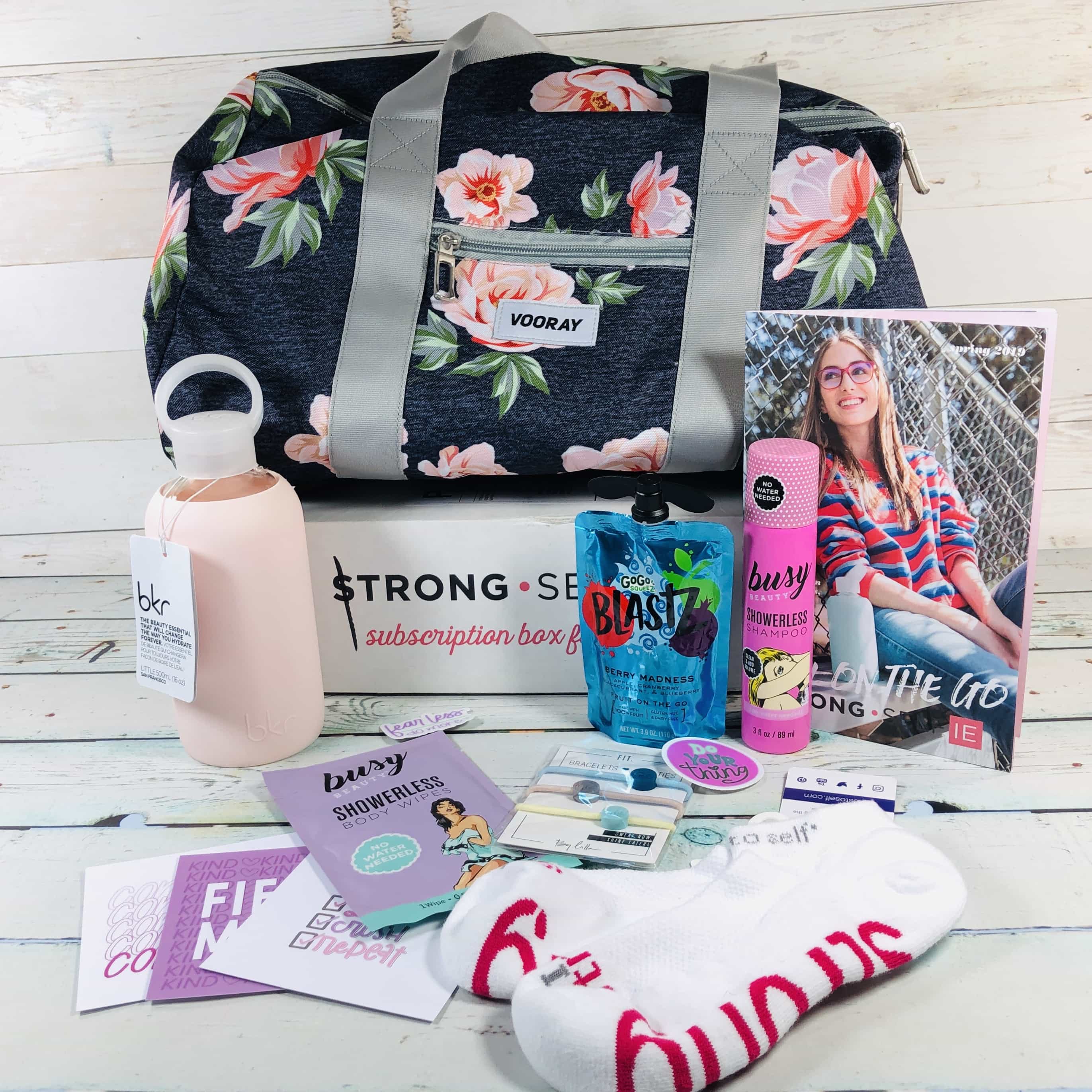 STRONG selfie Subscription Box Review – Spring 2019 BURST Box
