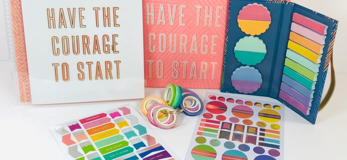 Erin Condren Seasonal Surprise Box Spring 2019 Box Review