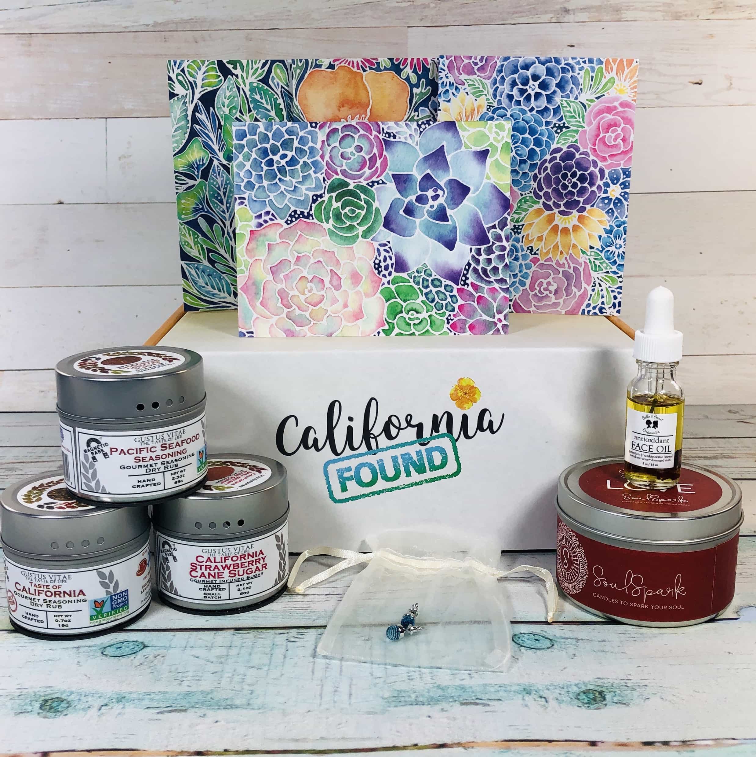 California Found February 2019 Subscription Box Review + Coupon