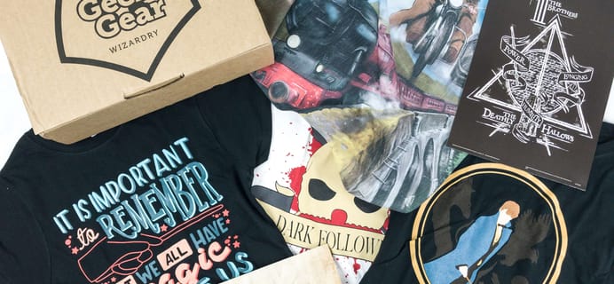 Geek Gear World of Wizardry Wearables March 2019 Subscription Box Review + Coupon