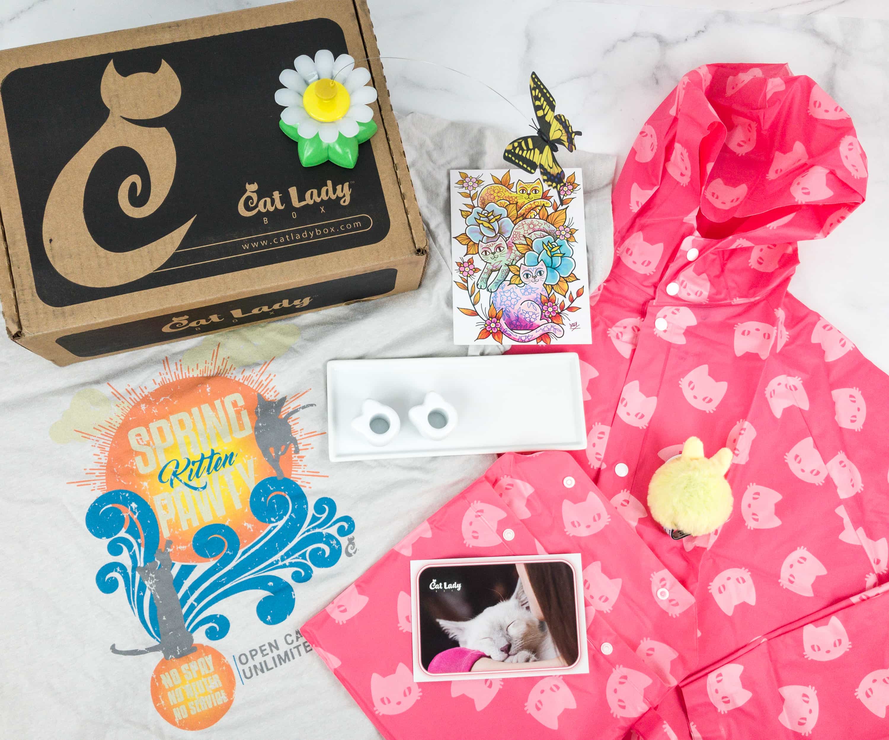 Cat Lady Box April 2019 Subscription Box Review + Coupon