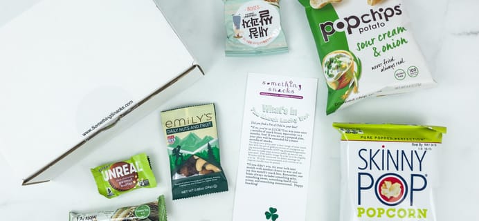 Something Snacks March 2019 Subscription Box Review