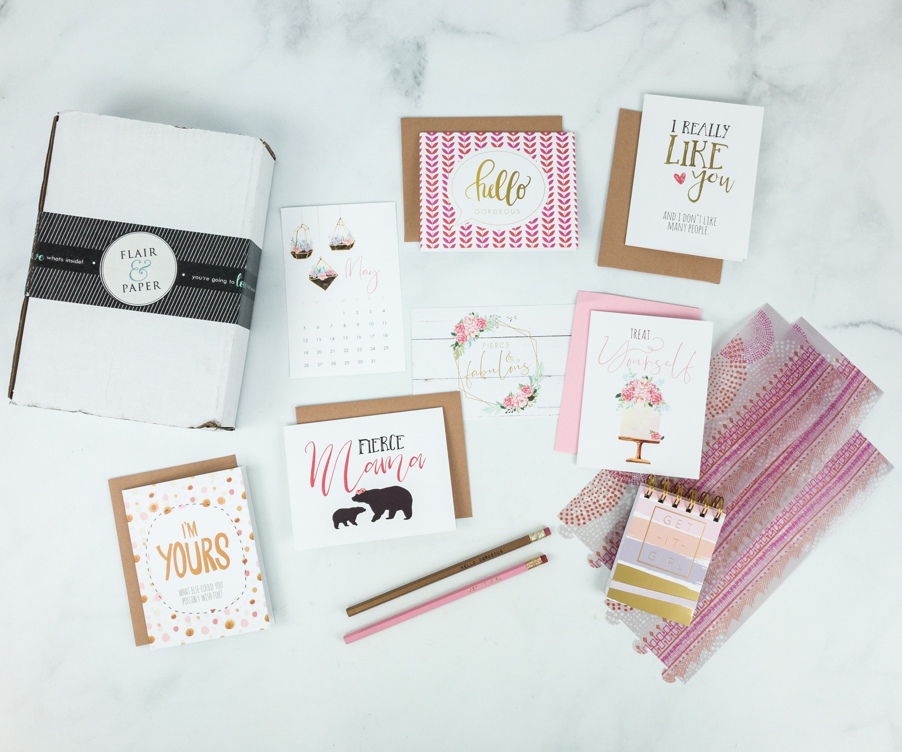 Flair and Paper May 2019 Subscription Box Review & Coupon