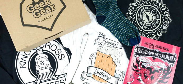 Geek Gear World of Wizardry Wearables May 2019 Subscription Box Review & Coupon