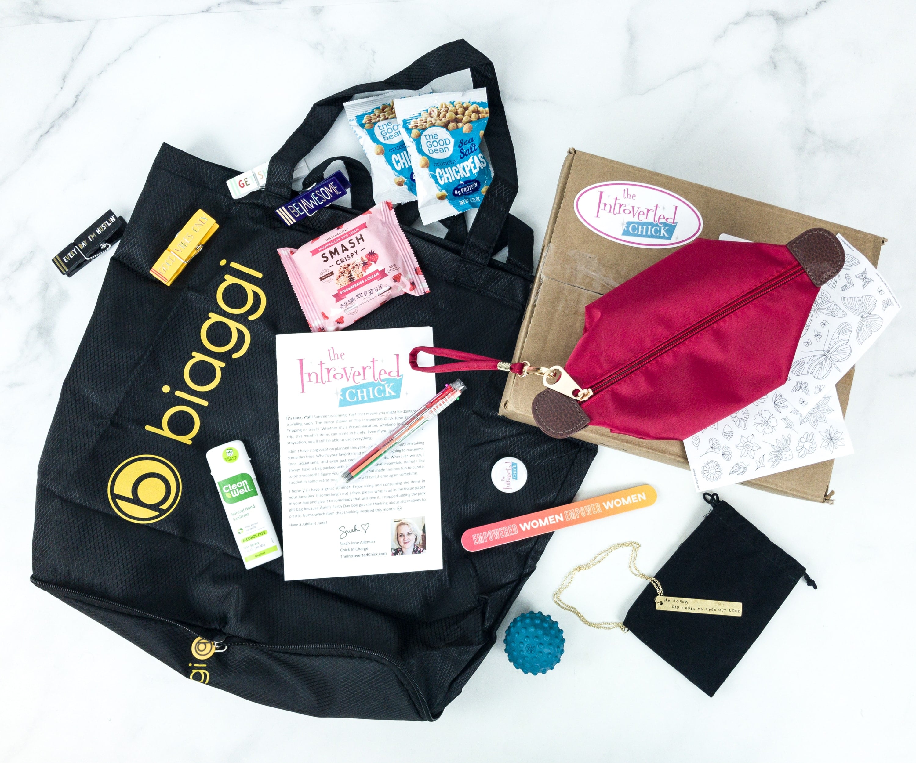 The Introverted Chick June 2019 Subscription Box Review + Coupon