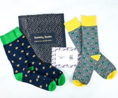 Society Socks June 2019 Subscription Box Review + 50% Off Coupon