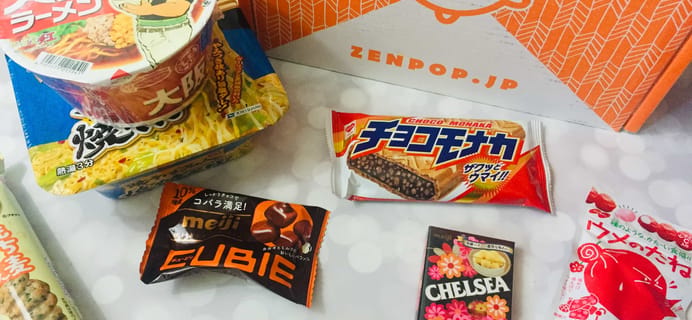 ZenPop Japanese Packs July 2019 Review – Ramen + Sweets Mix Pack